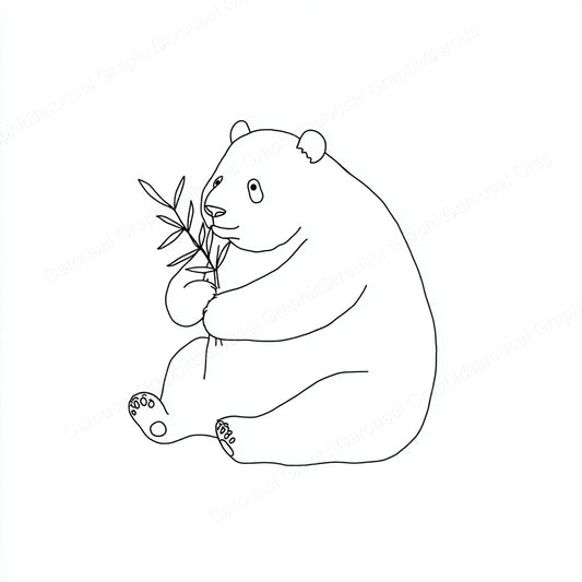 Panda Vector Graphic preview