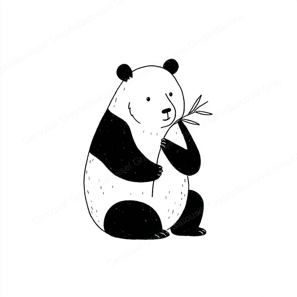 Panda Vector Graphic preview