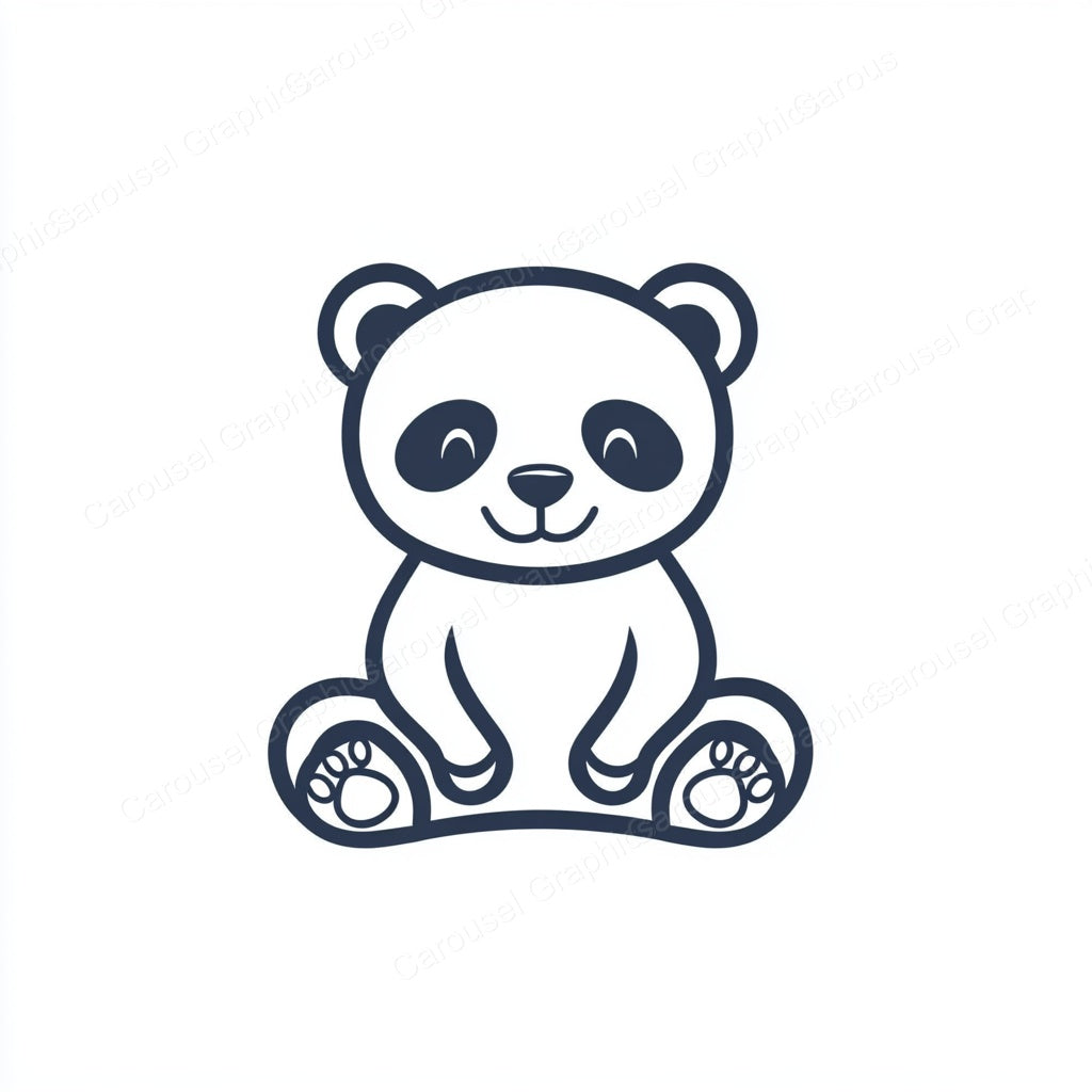 Panda Vector Graphic preview