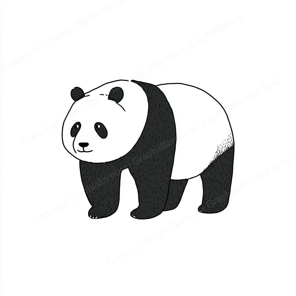 Panda Vector Graphic preview