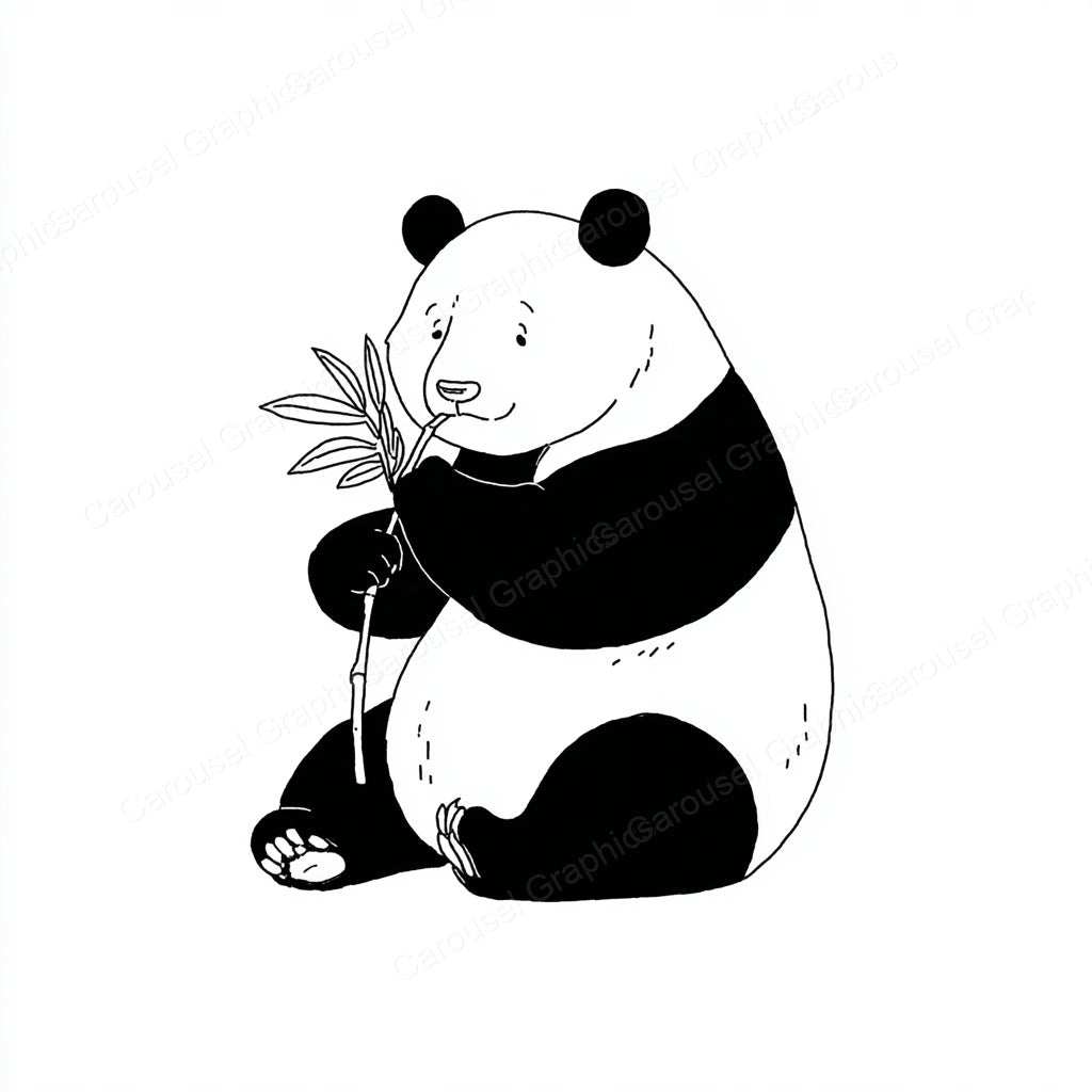 Panda Vector Graphic preview