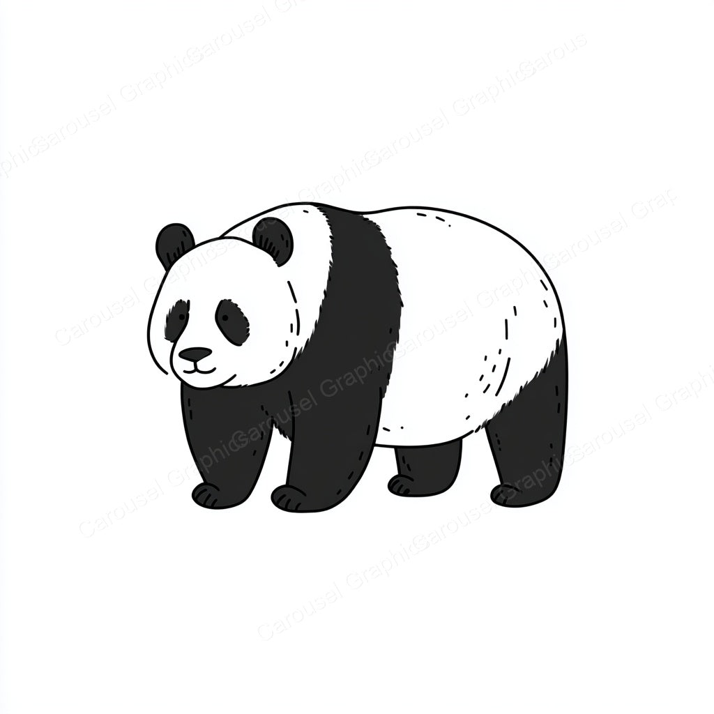Panda Vector Graphic preview