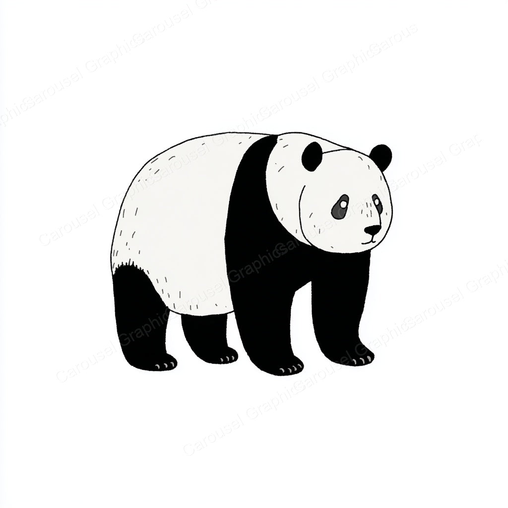 Panda Vector Graphic preview
