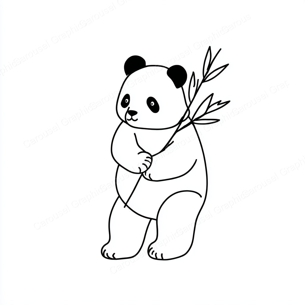 Panda Vector Graphic preview