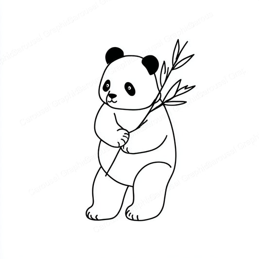 Panda Vector Graphic preview