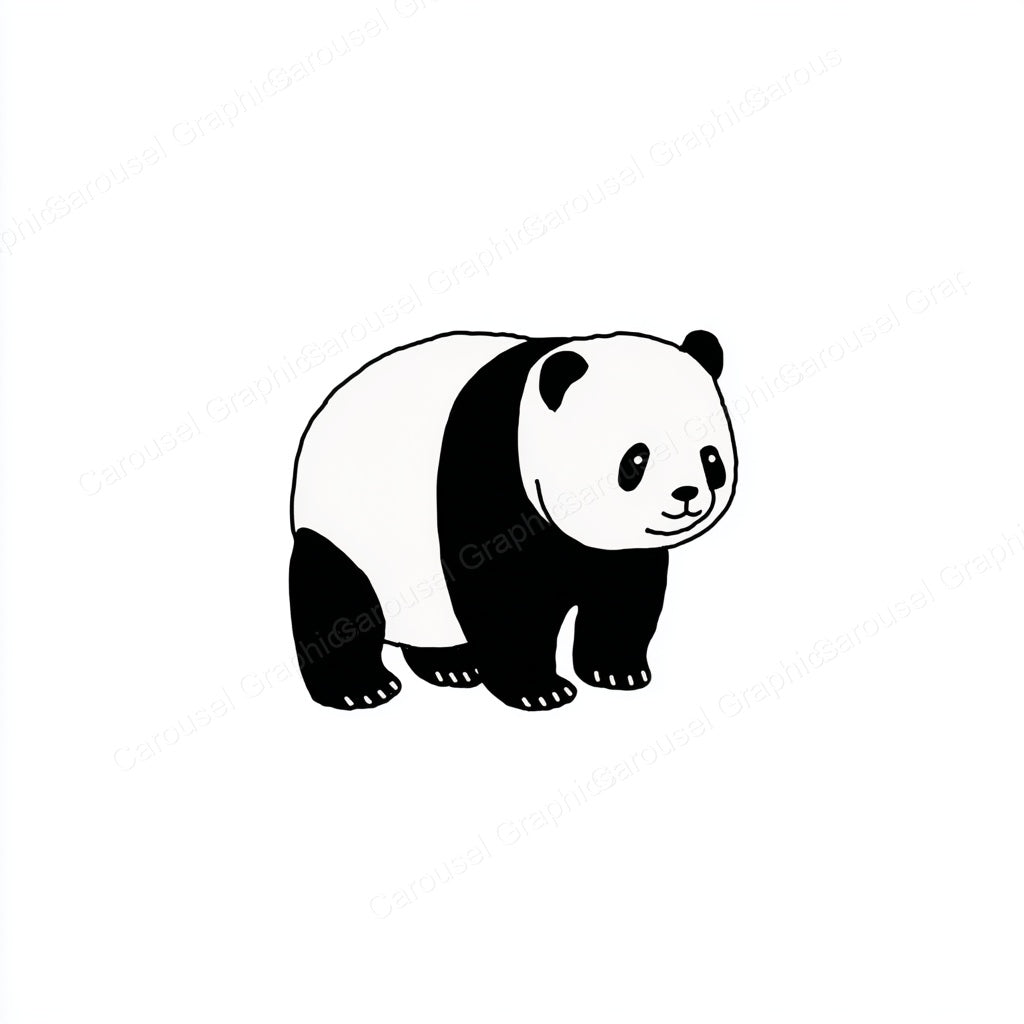 Panda Vector Graphic preview