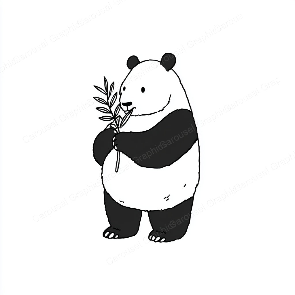Panda Vector Graphic preview