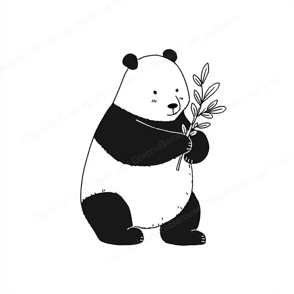 Panda Vector Graphic preview