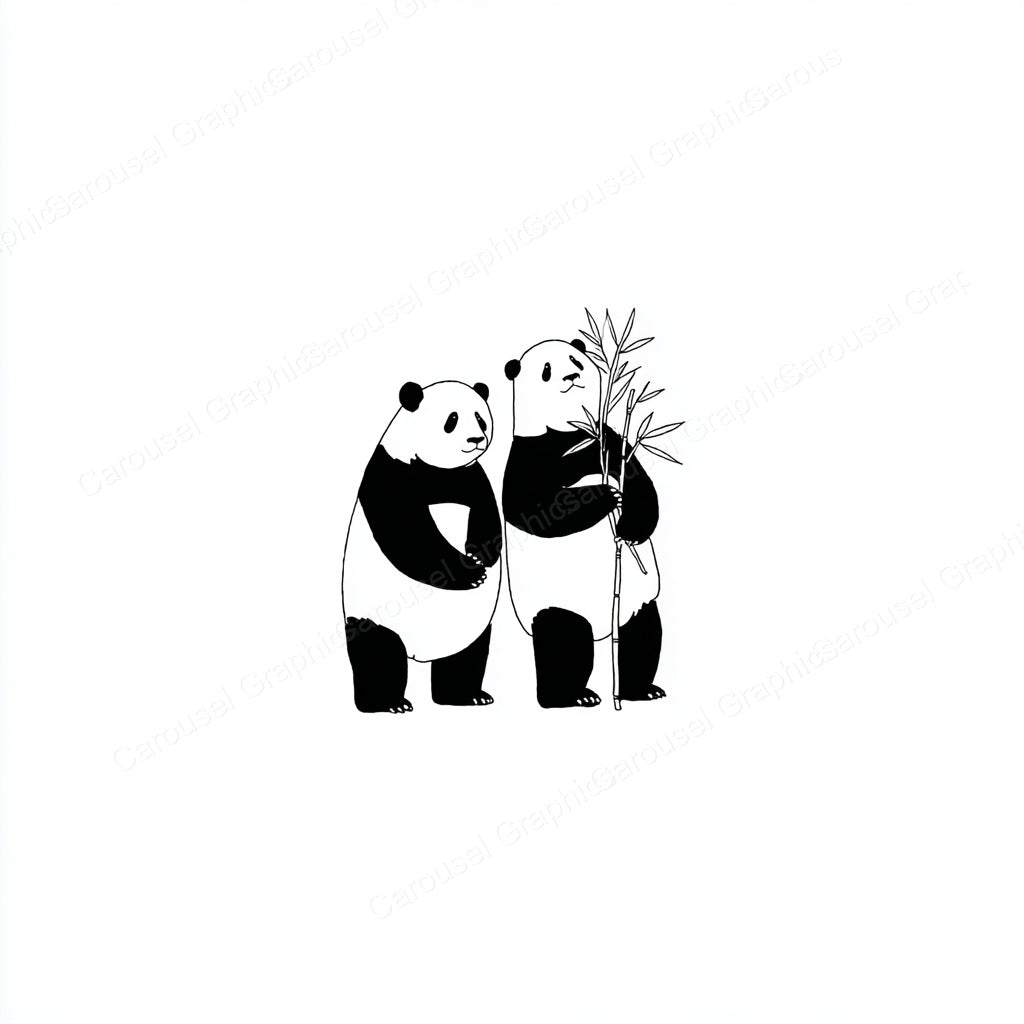 Panda Vector Graphic preview