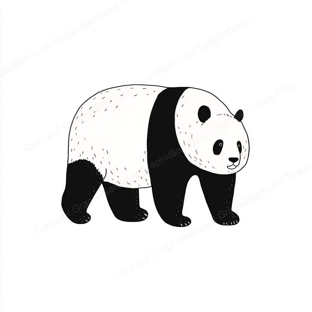 Panda Vector Graphic preview