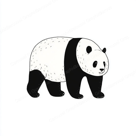 Panda Vector Graphic preview