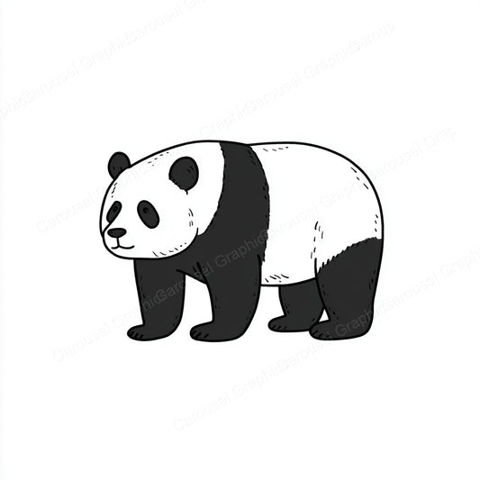 Panda Vector Graphic preview