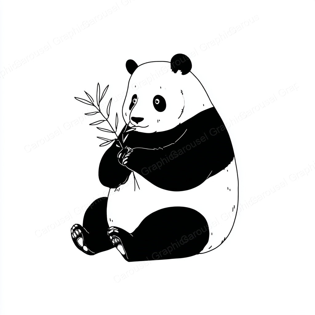 Panda Vector Graphic preview