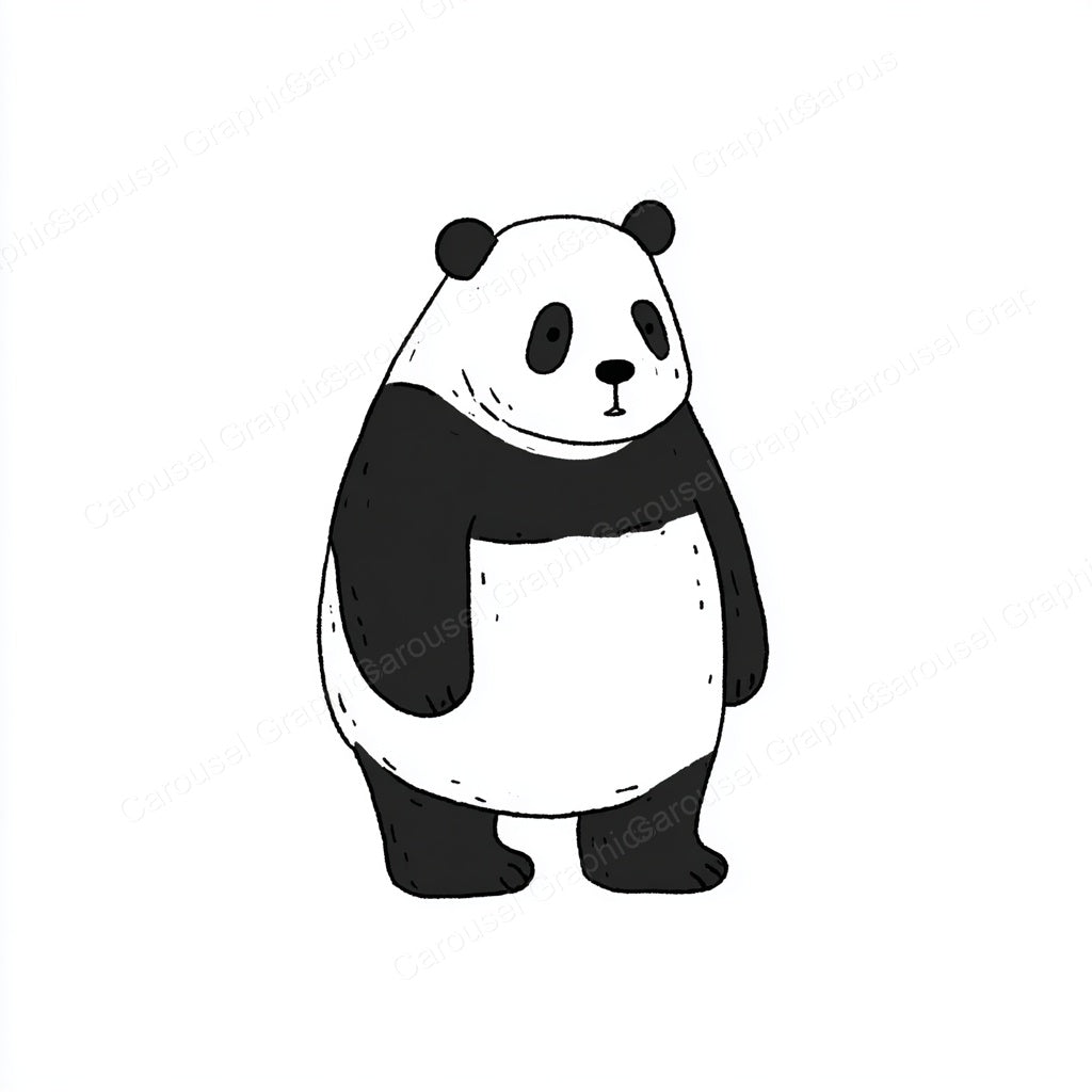Panda Vector Graphic preview