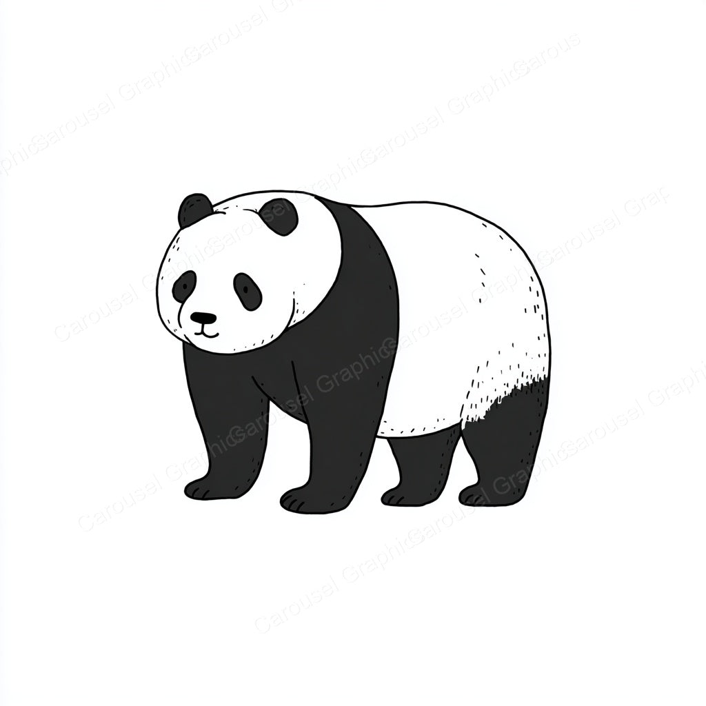Panda Vector Graphic preview