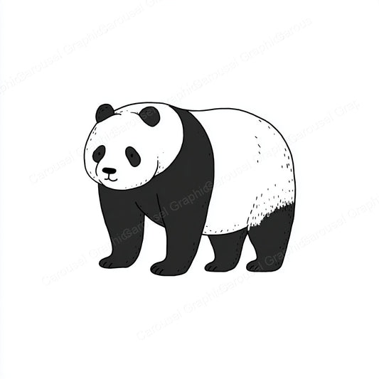 Panda Vector Graphic preview
