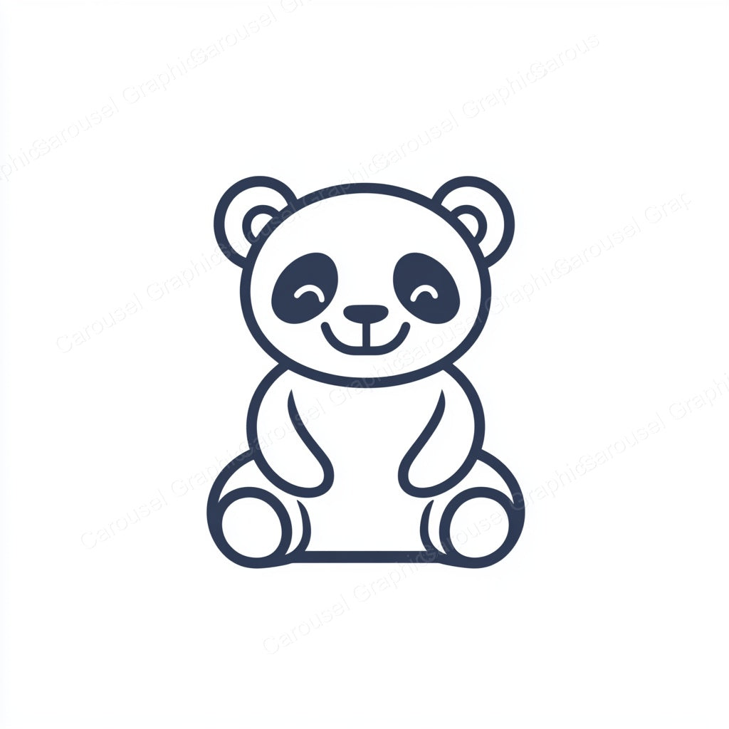 Panda Vector Graphic preview