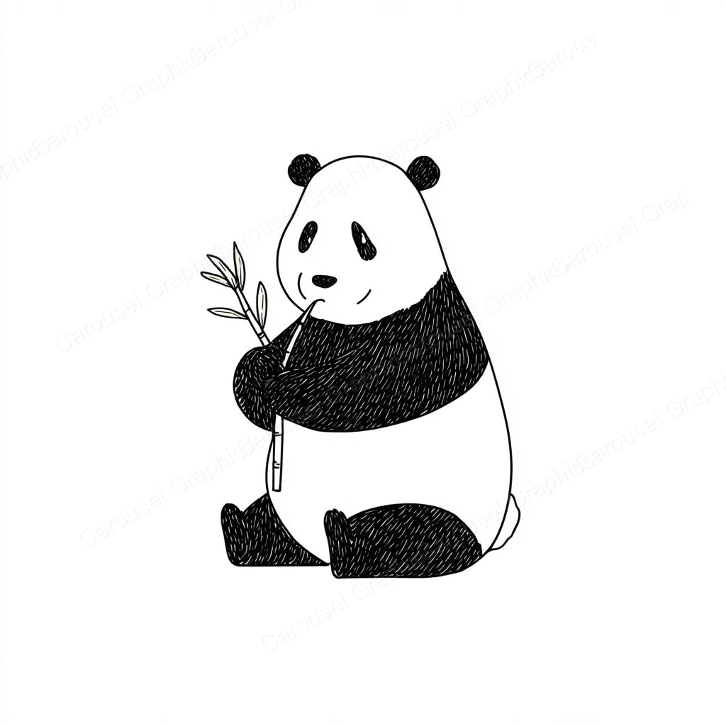 Panda Vector Graphic preview