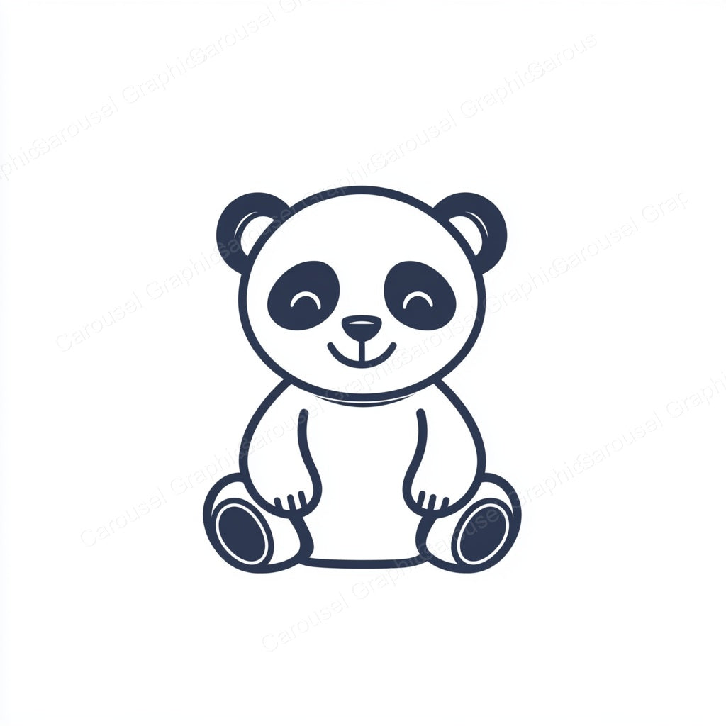 Panda Vector Graphic preview
