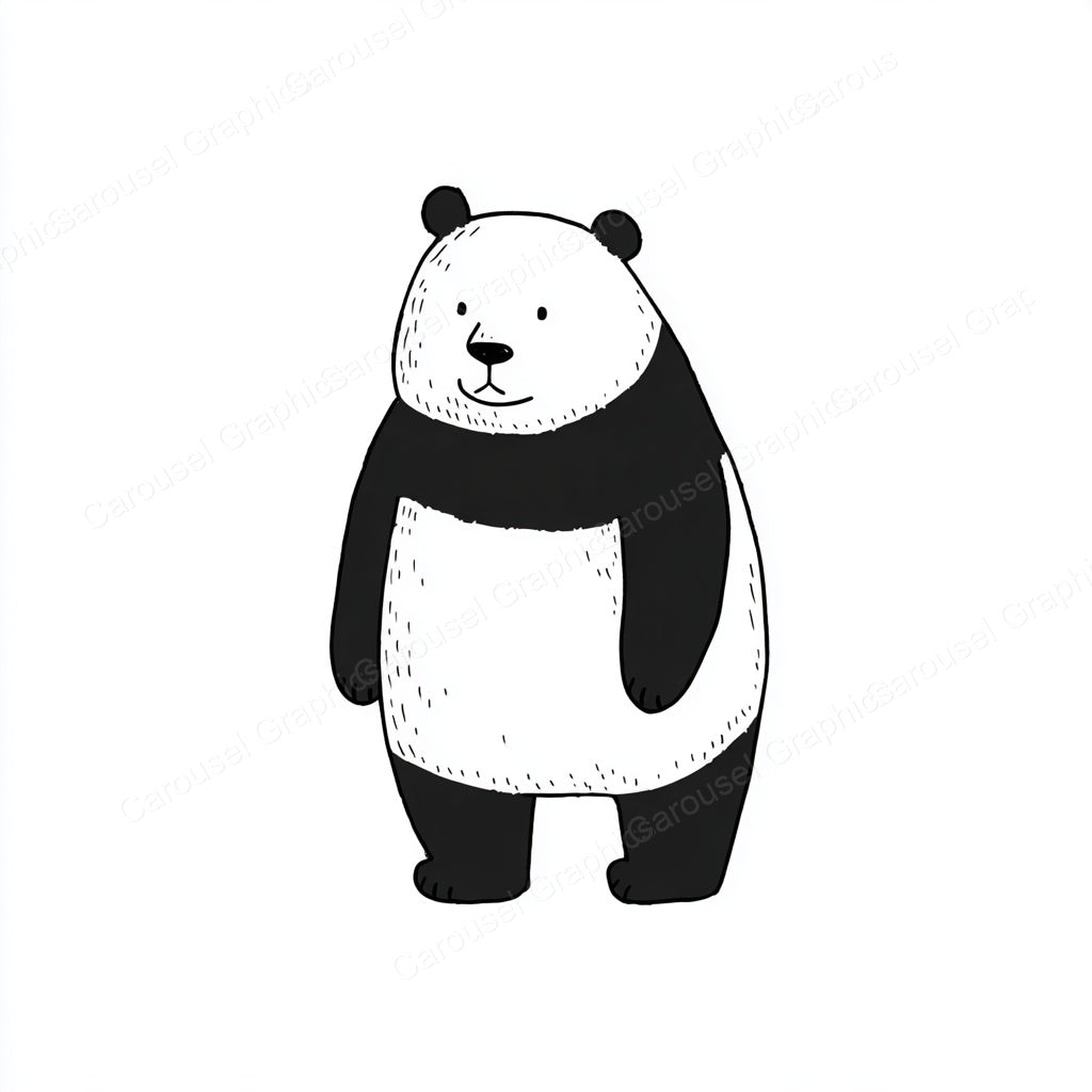 Panda Vector Graphic preview