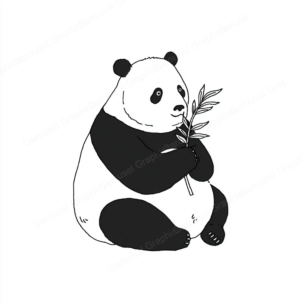 Panda Vector Graphic preview