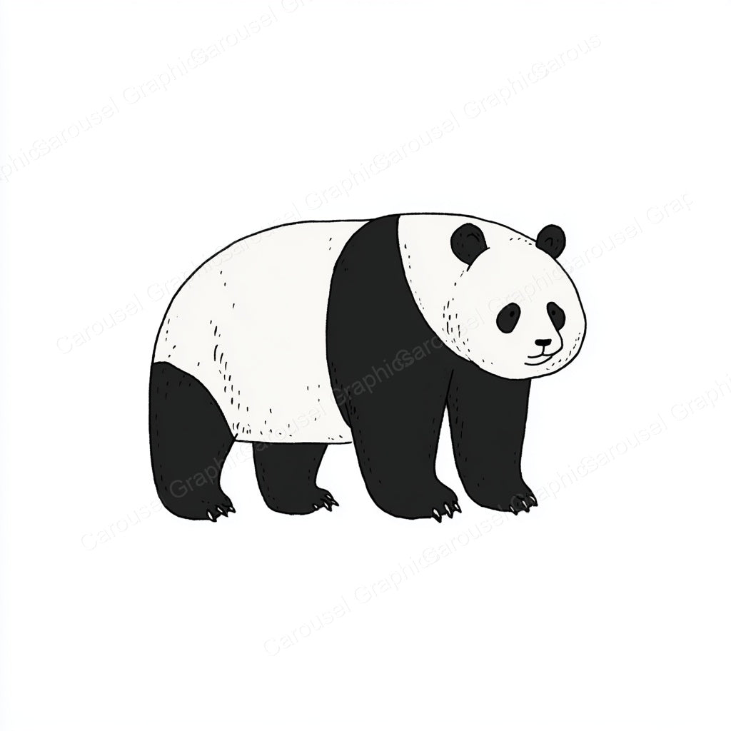 Panda Vector Graphic preview