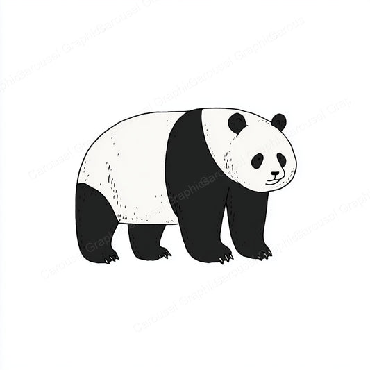 Panda Vector Graphic preview