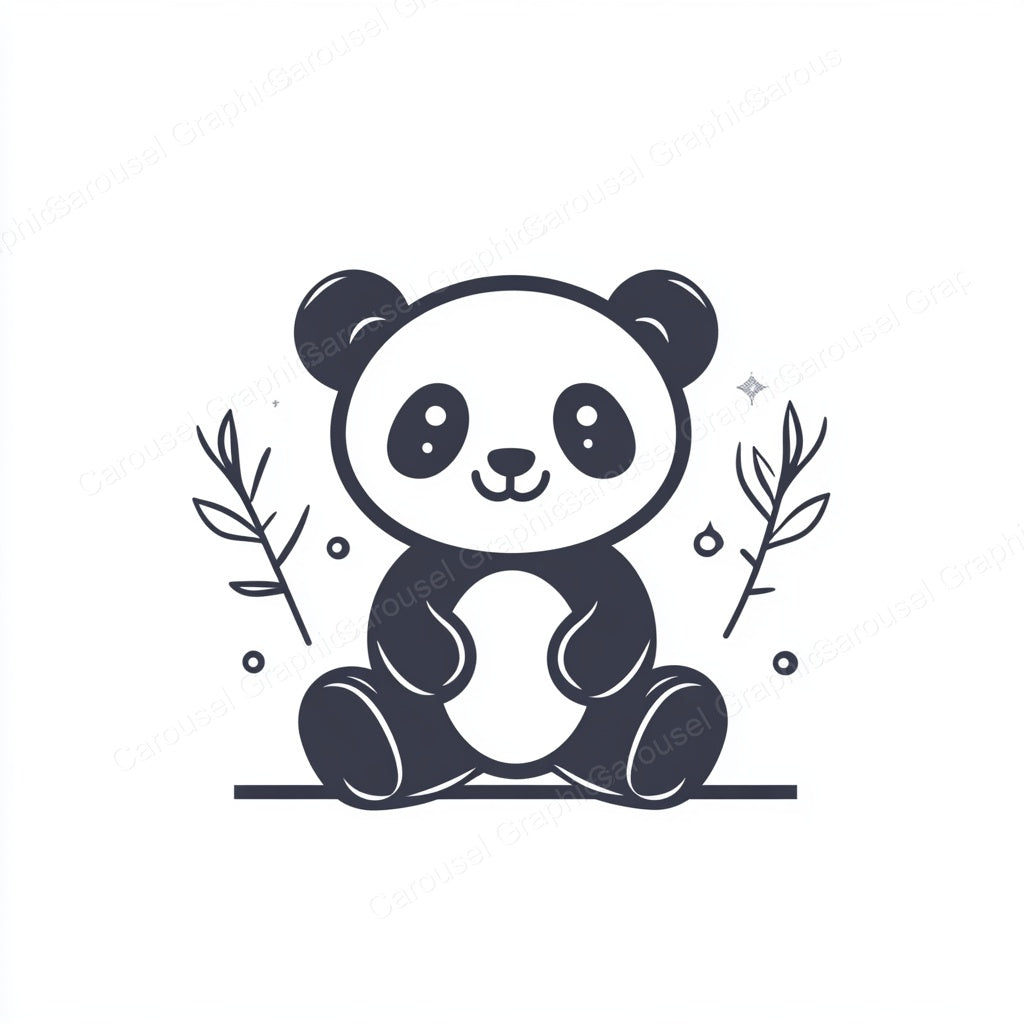 Panda Vector Graphic preview