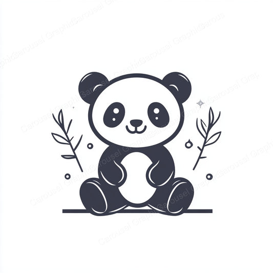 Panda Vector Graphic preview