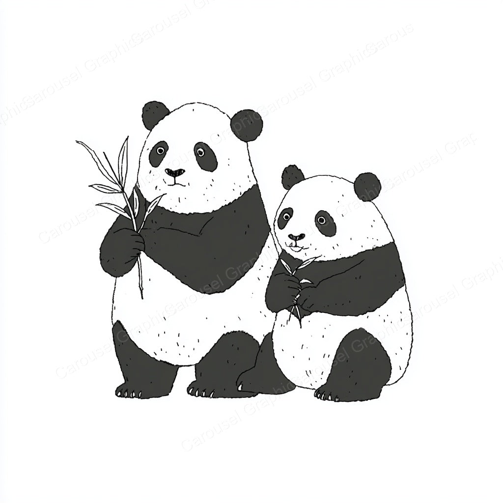 Panda Vector Graphic preview