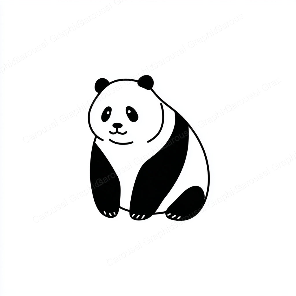 Panda Vector Graphic preview