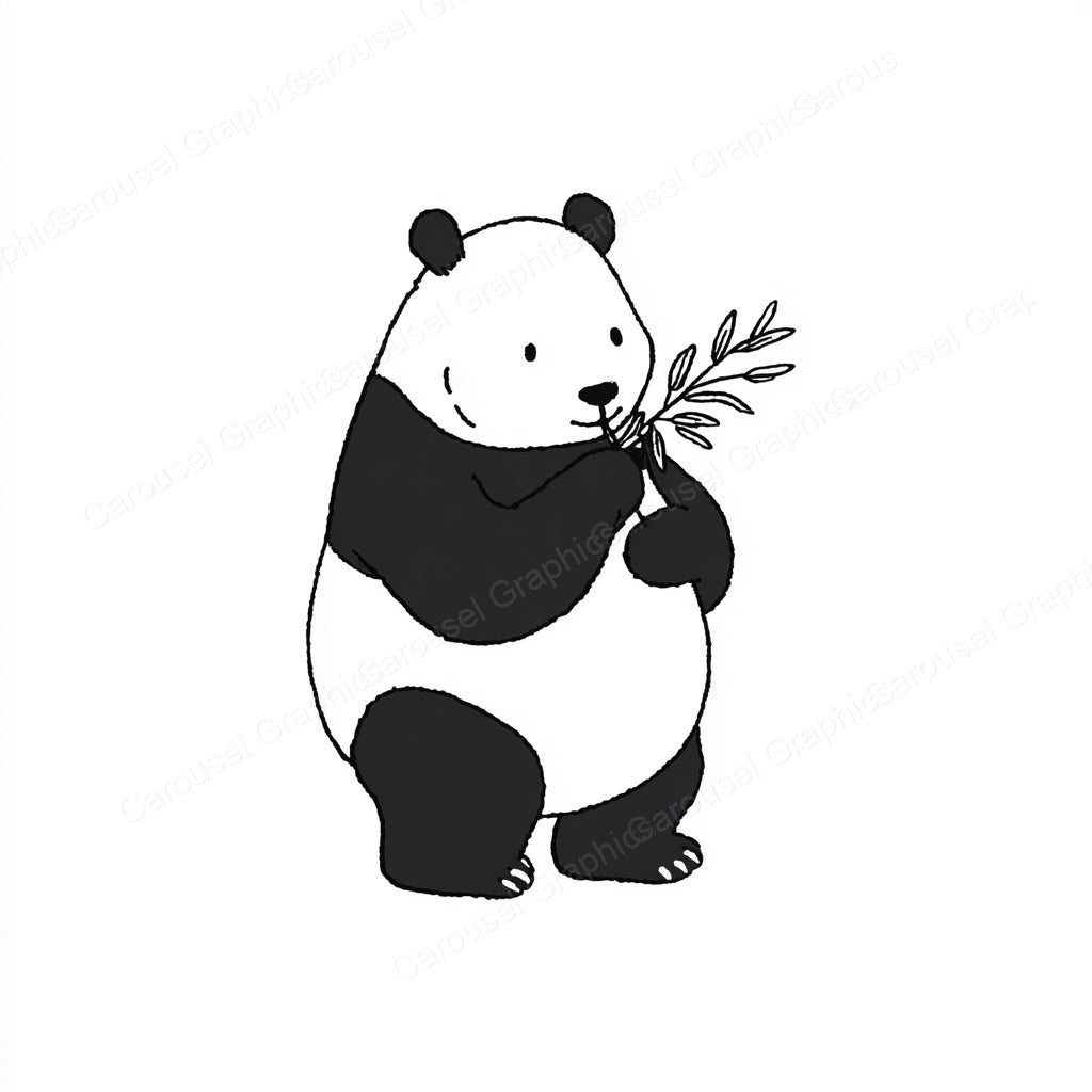 Panda Vector Graphic preview
