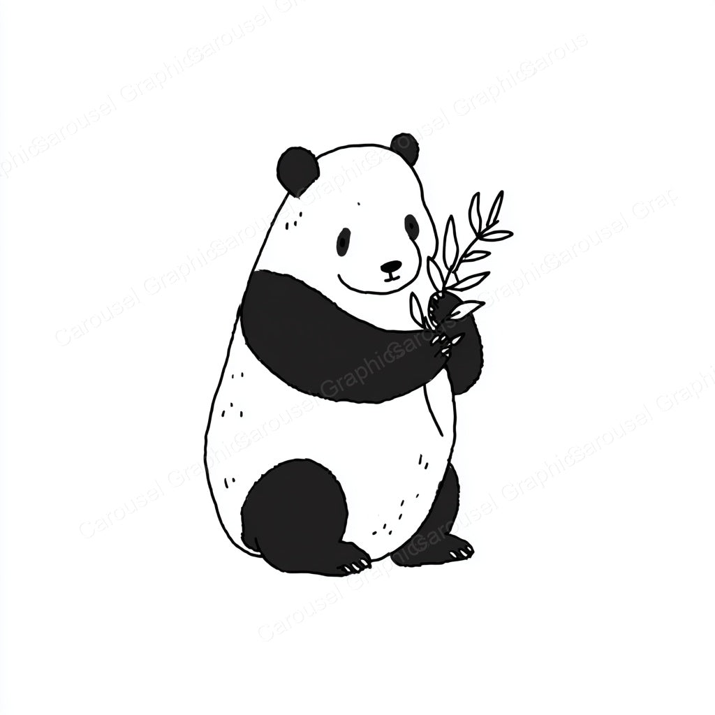 Panda Vector Graphic preview