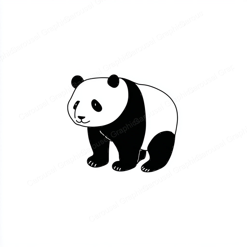 Panda Vector Graphic preview