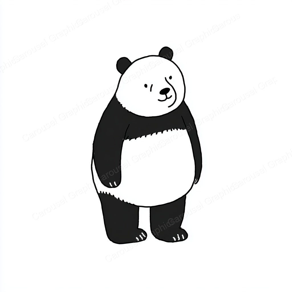 Panda Vector Graphic preview