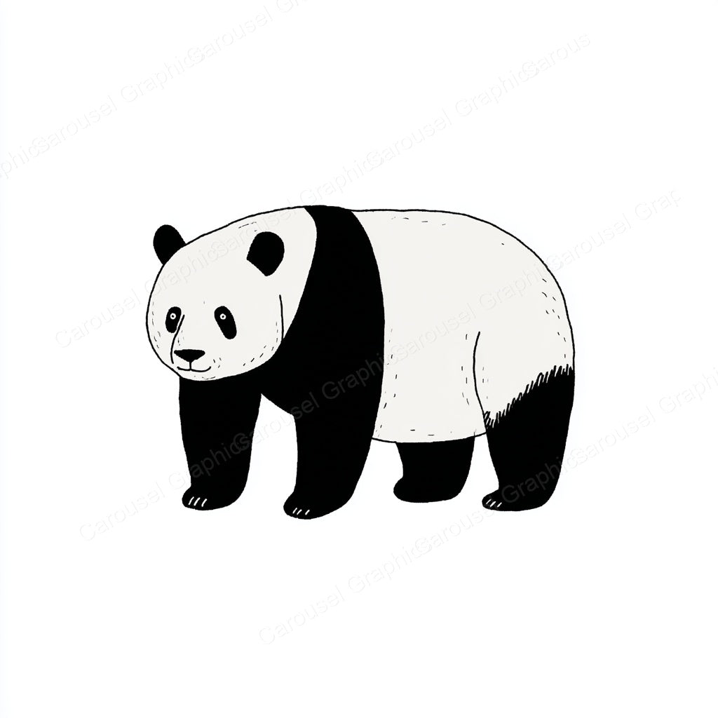 Panda Vector Graphic preview