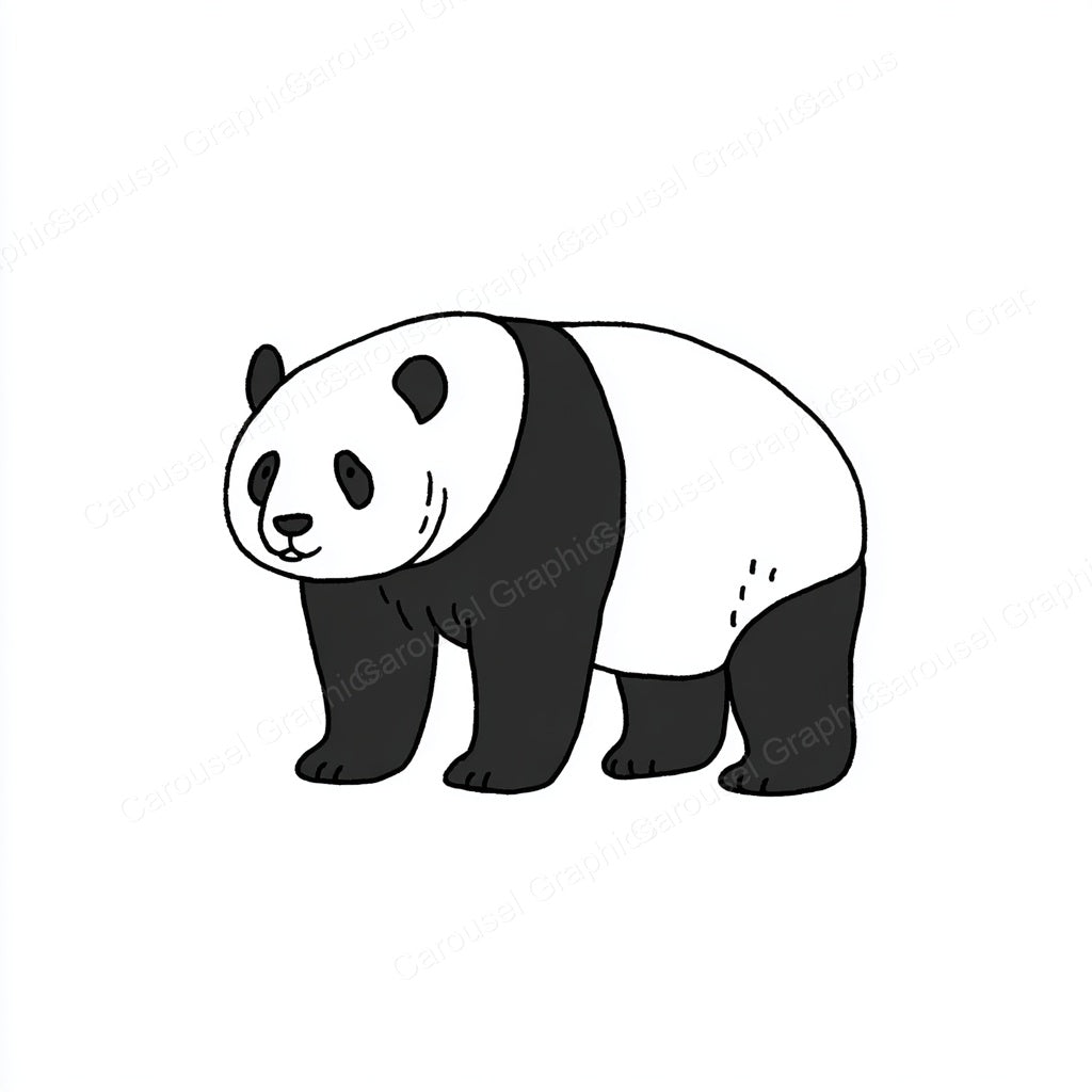 Panda Vector Graphic preview