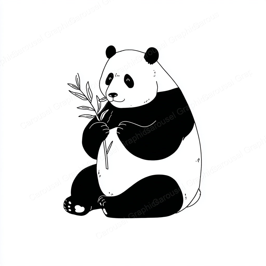 Panda Vector Graphic preview
