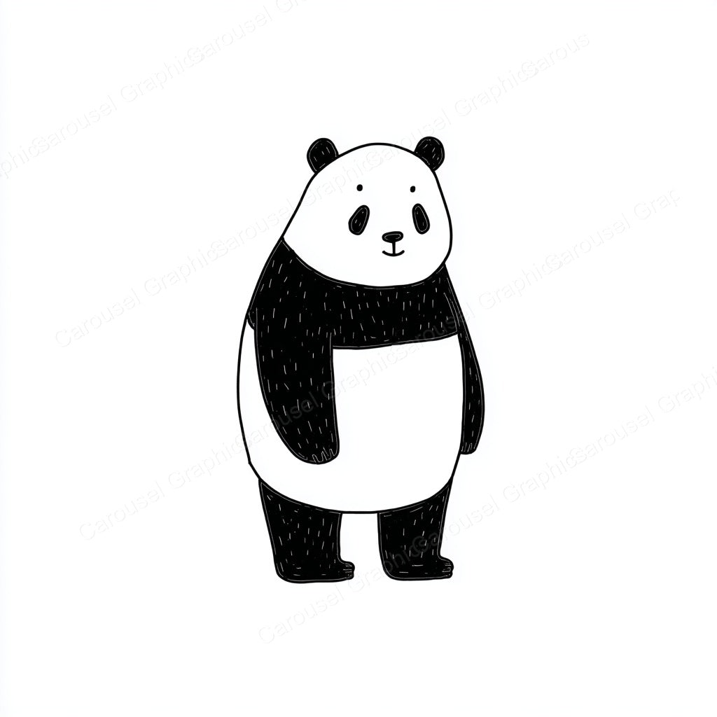 Panda Vector Graphic preview