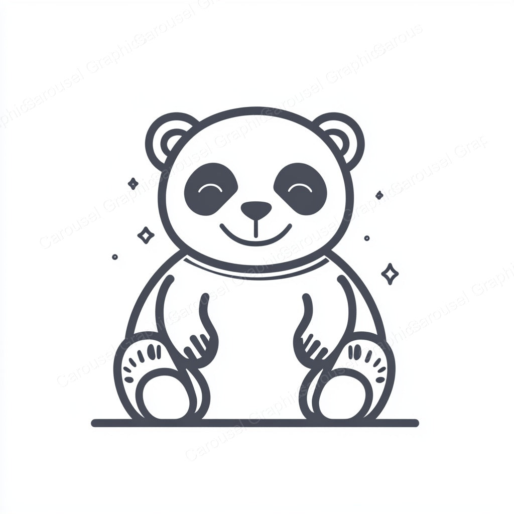Panda Vector Graphic preview