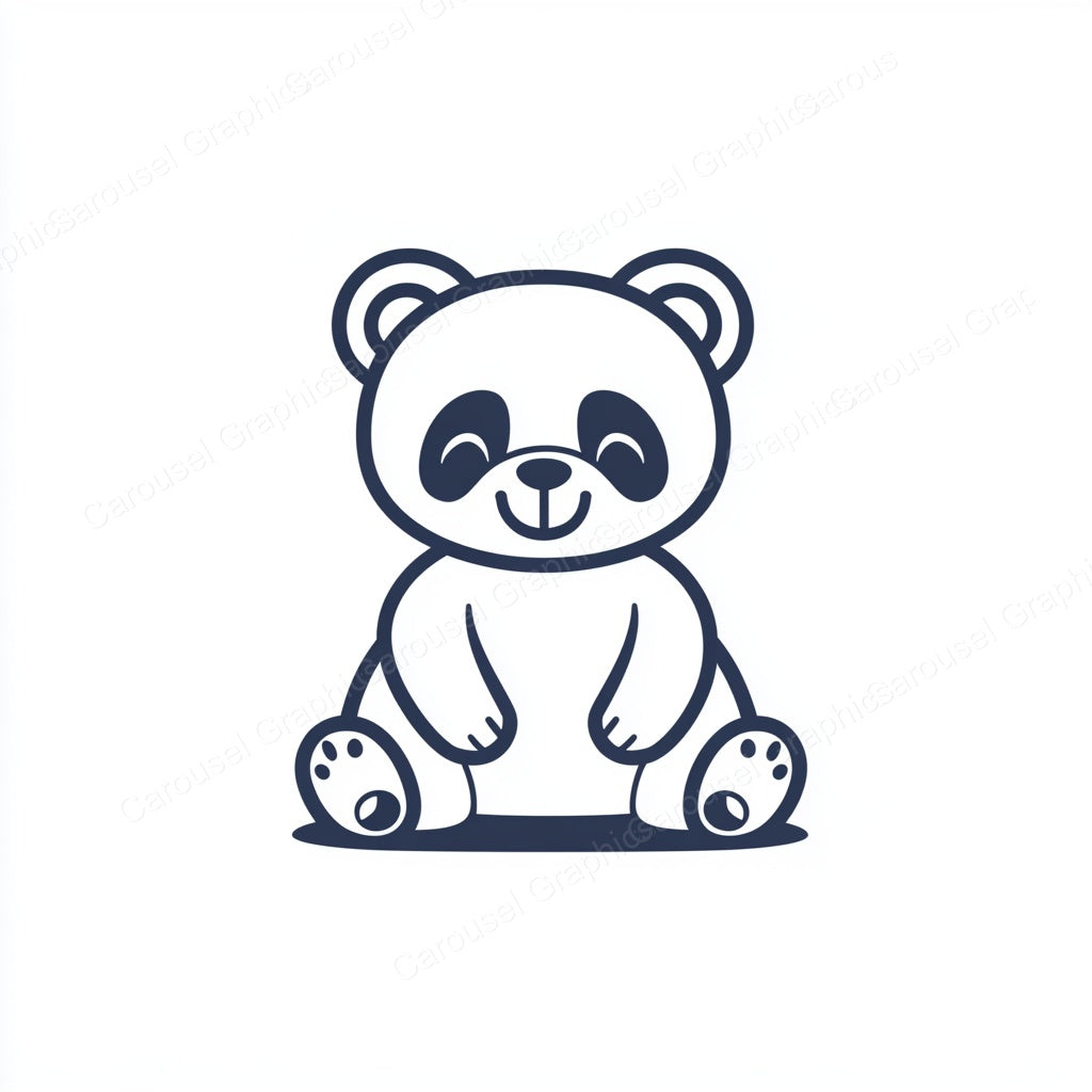Panda Vector Graphic preview