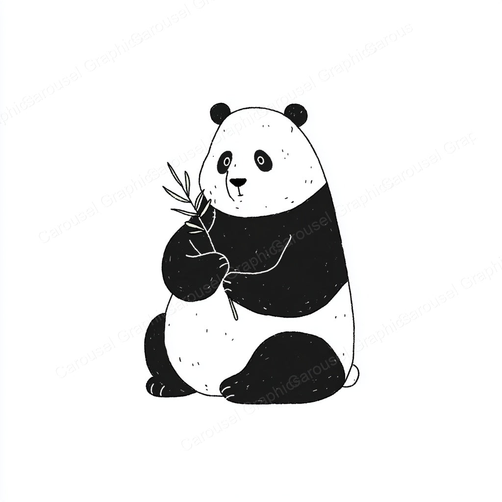 Panda Vector Graphic preview