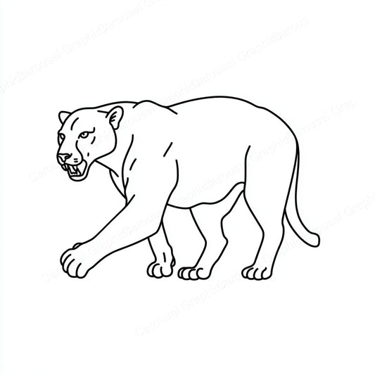 Panther Vector Graphic preview