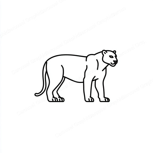 Panther Vector Graphic preview