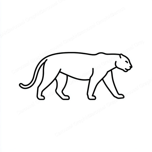 Panther Vector Graphic preview