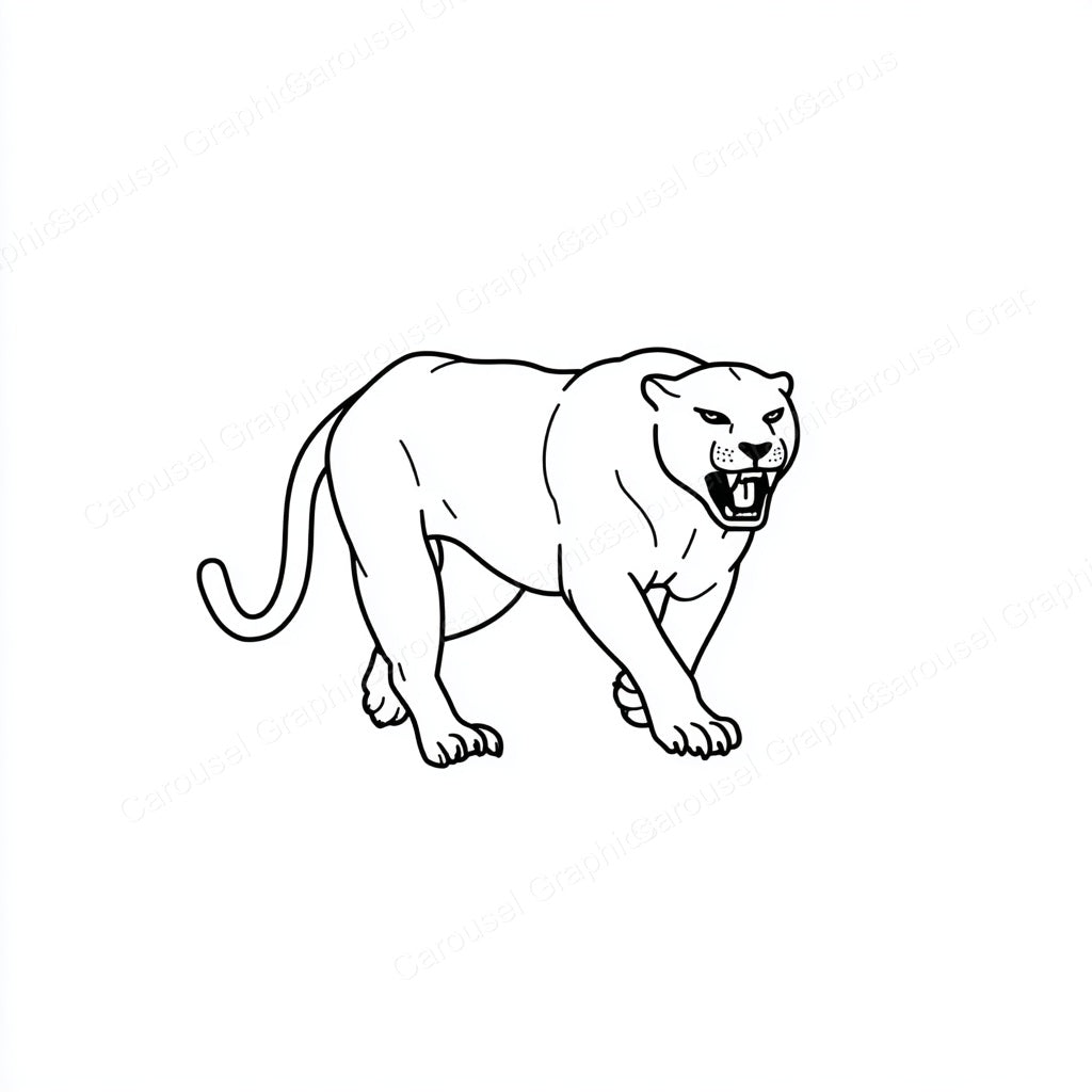 Panther Vector Graphic preview