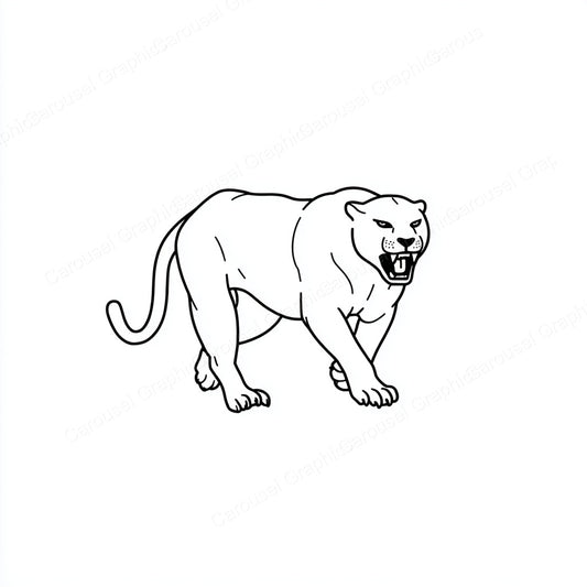 Panther Vector Graphic preview