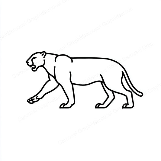 Panther Vector Graphic preview