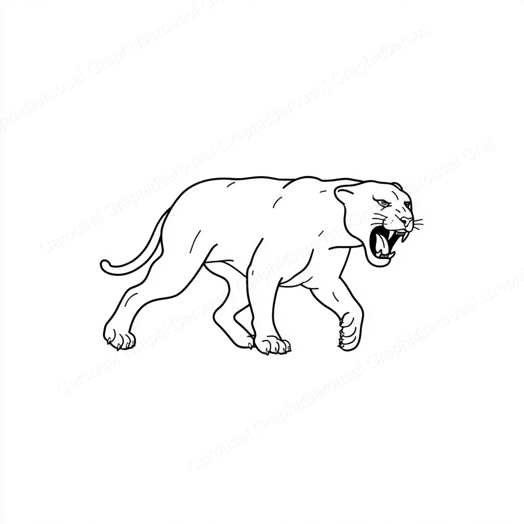 Panther Vector Graphic preview