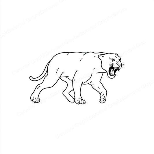 Panther Vector Graphic preview